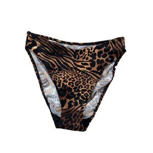 Empreinte Swim Bikini Bottom Leopard Brown ( 42 )